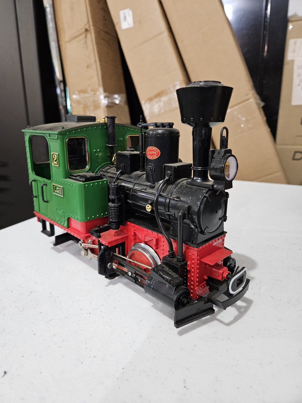 LGB Stainz 0-4-0 Steam Locomotive *G-Scale* Motor/Lights Tested Working