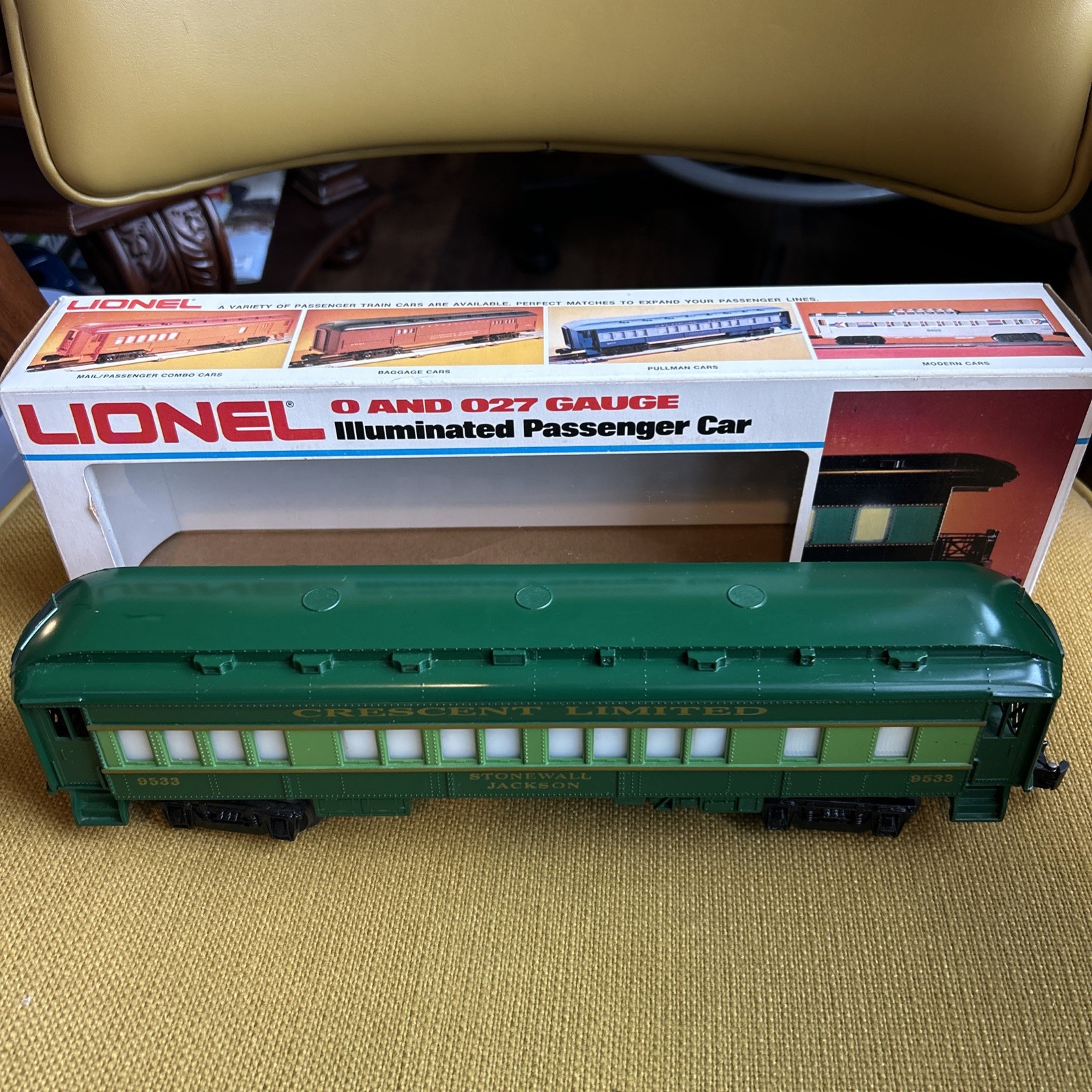 Lionel 6-9532 Southern Passenger Coach Car Beauregard O-Gauge Crescent- NEW