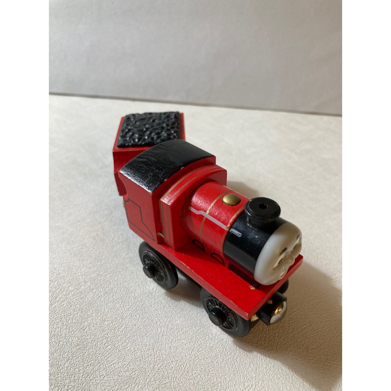 Thomas Wooden Railway James the Red Engine and Tender Learning Curve No 5 Train