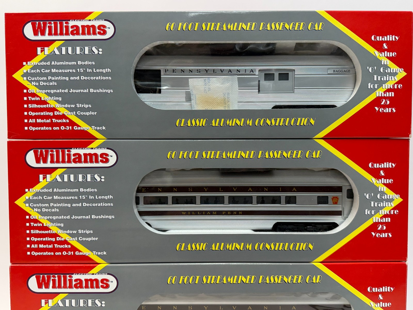 Williams Bachmann Pennsylvania Tuscan GG‑1 + Full 6‑Car Luxury Liner Set