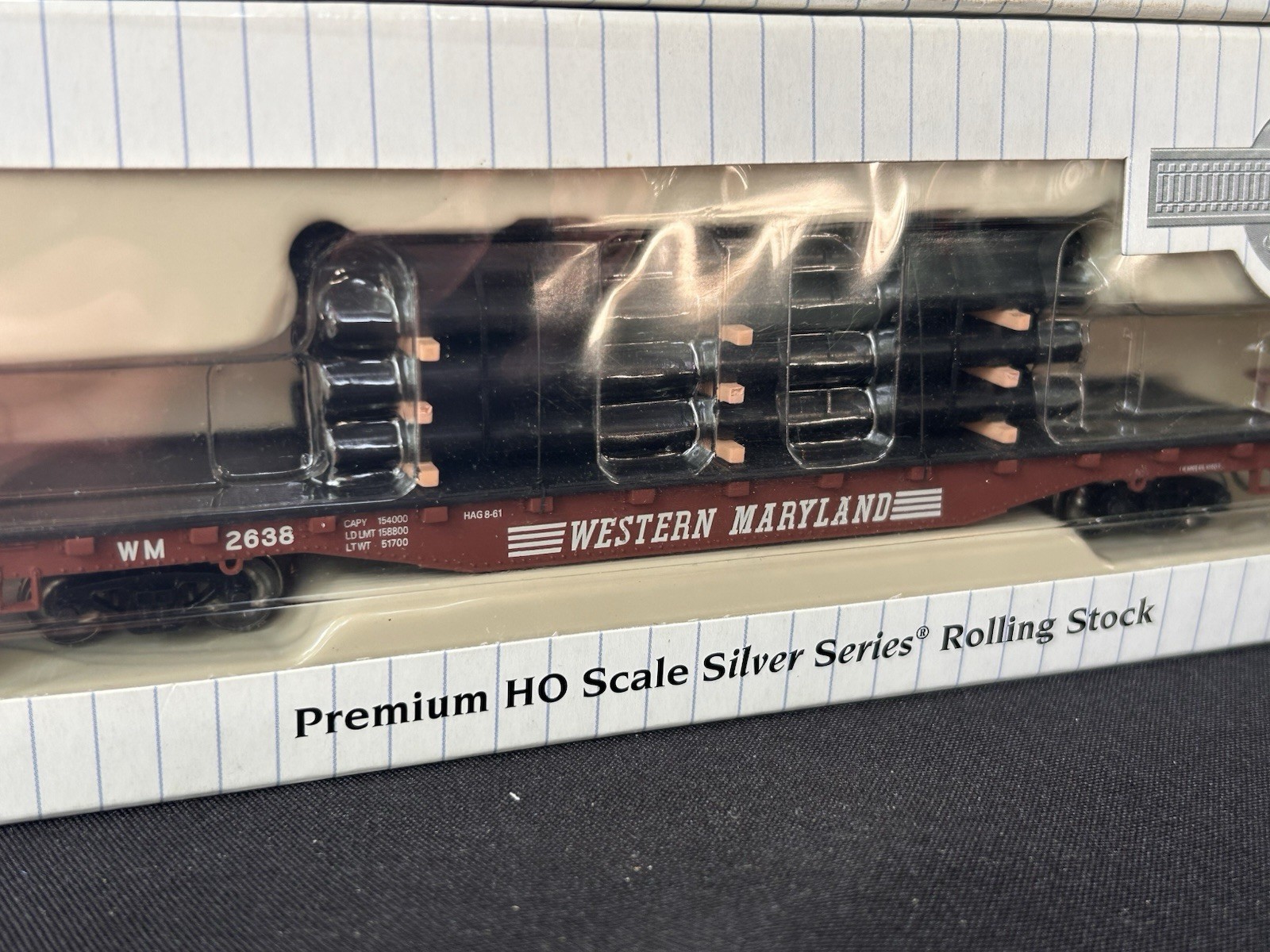 Lot of 4 Bachman HO Silver Series Rolling Stock cars with boxes