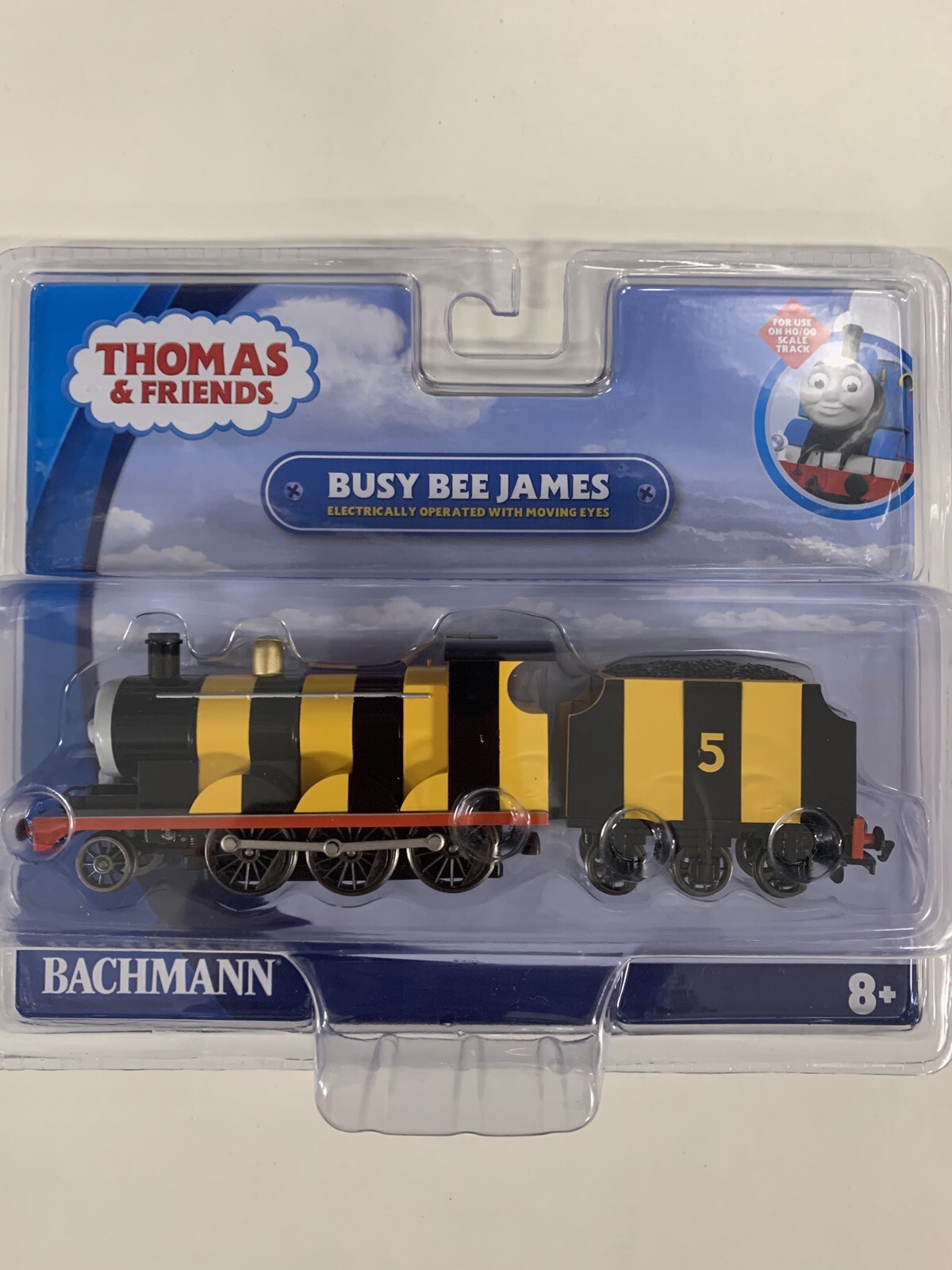 Bachmann 58821 BUSY BEE JAMES (WITH MOVING EYES) (HO SCALE) NEW Thomas & Friends