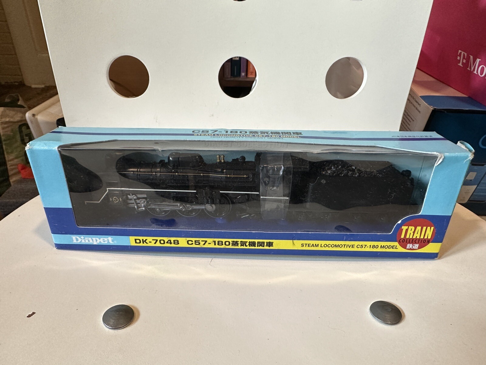 Diapet DK-7048 Steam Locomotive C57-180 Train New
