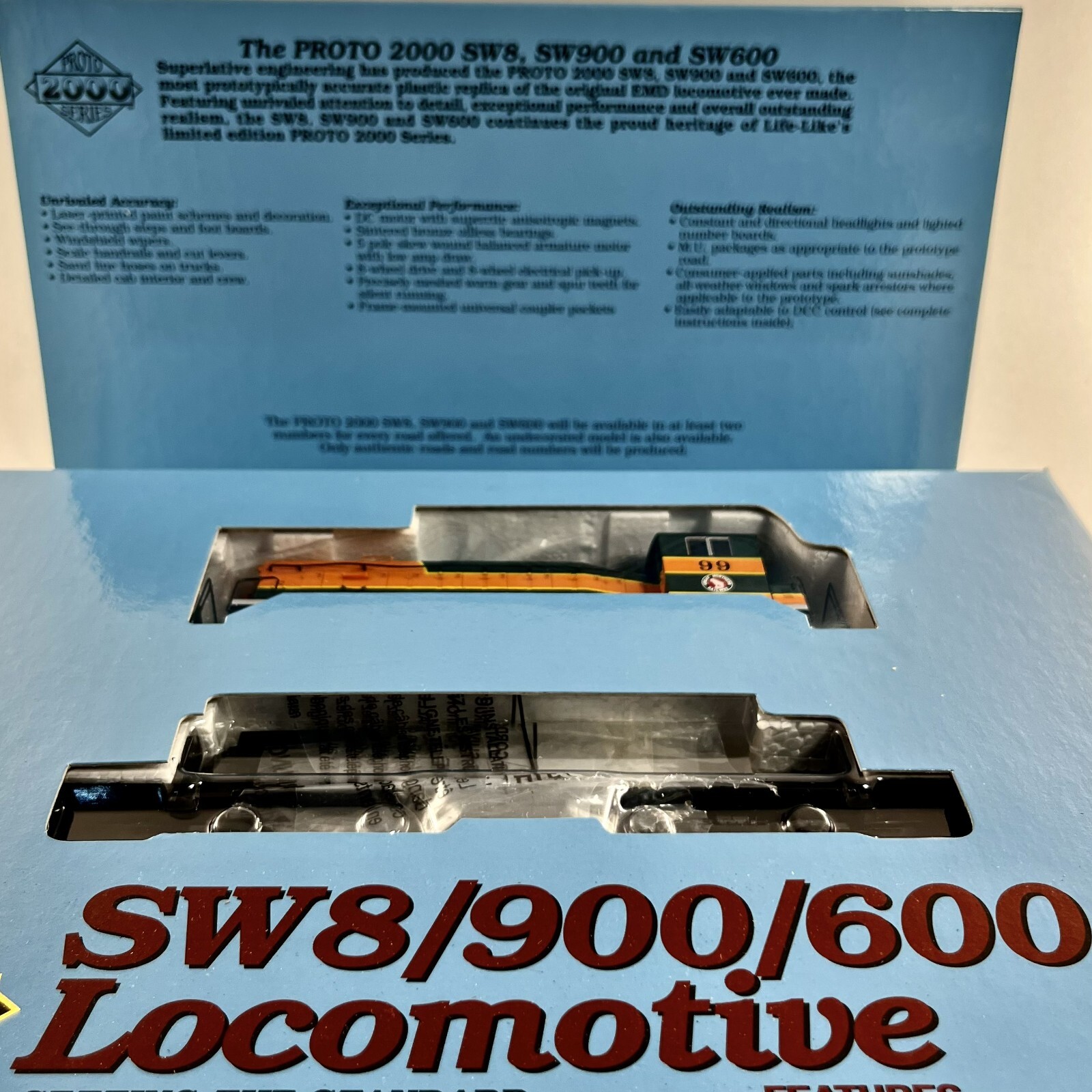 Proto 2000 No.30065 HO Scale GN SW8/900/600 Diesel Locomotive #99