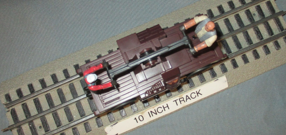 MTH 30-2574 Pennsylvania PRR #105 Bump-N-Go Hand Car O/027 ga. wks w/ Lionel ’05