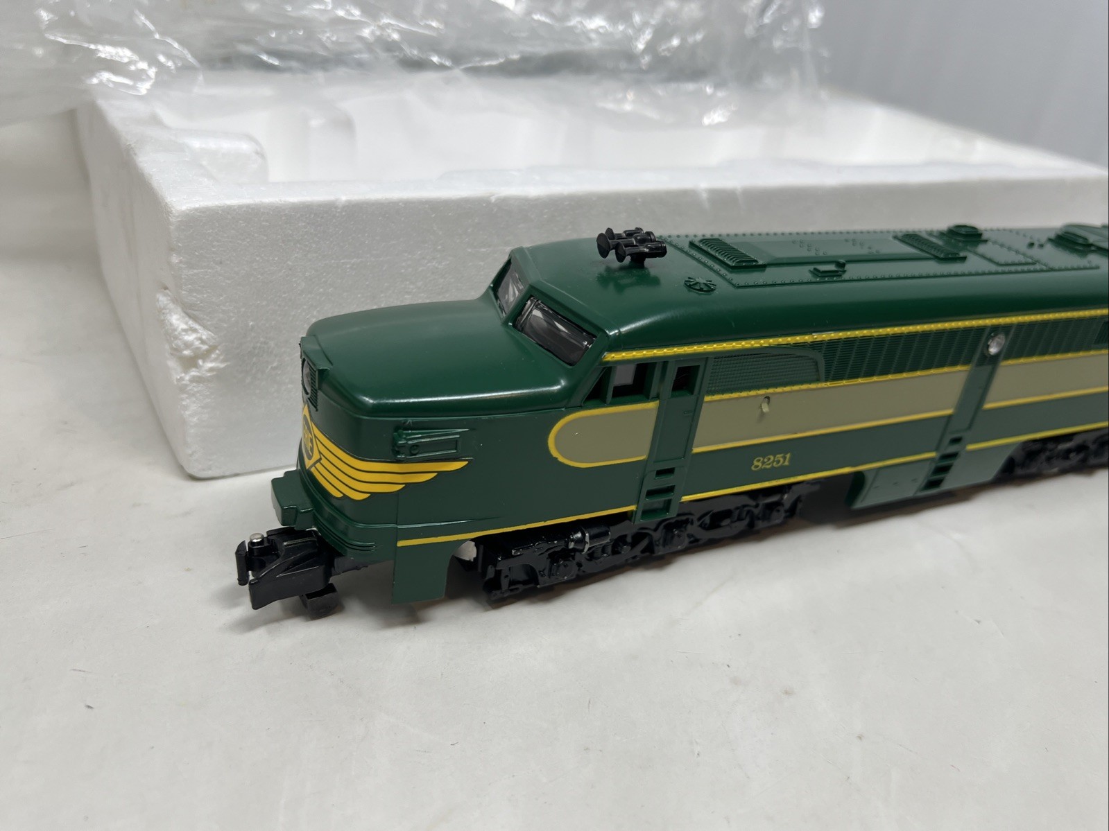 American Flyer Erie Alco A Diesel Power & Dummy Units Set S Gauge 4-8251 EX/BOX