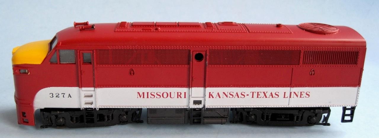 Frateschi HO Diesel Locomotive MKT Missouri Kansas Texas KATY FA1 327A 1010 Box