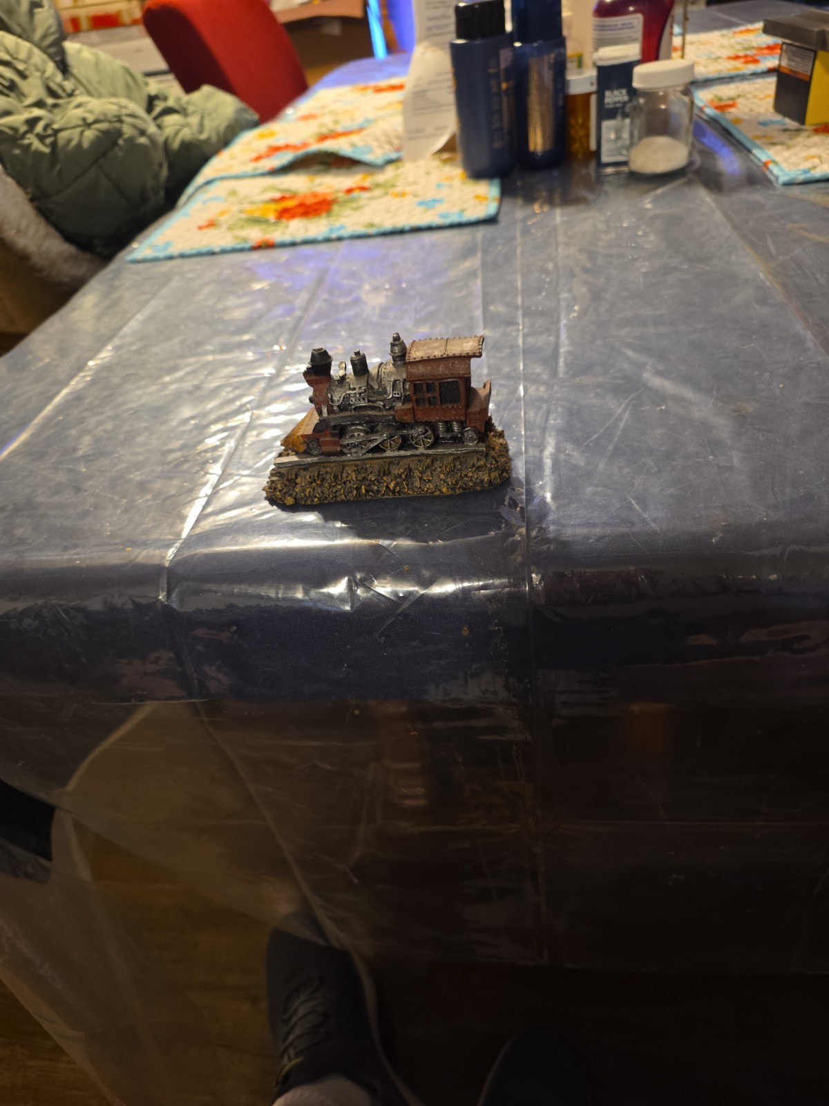 HERCO Gigt Professional Made Sculptured In Metal Of 0 6 0 Steam Locomotive