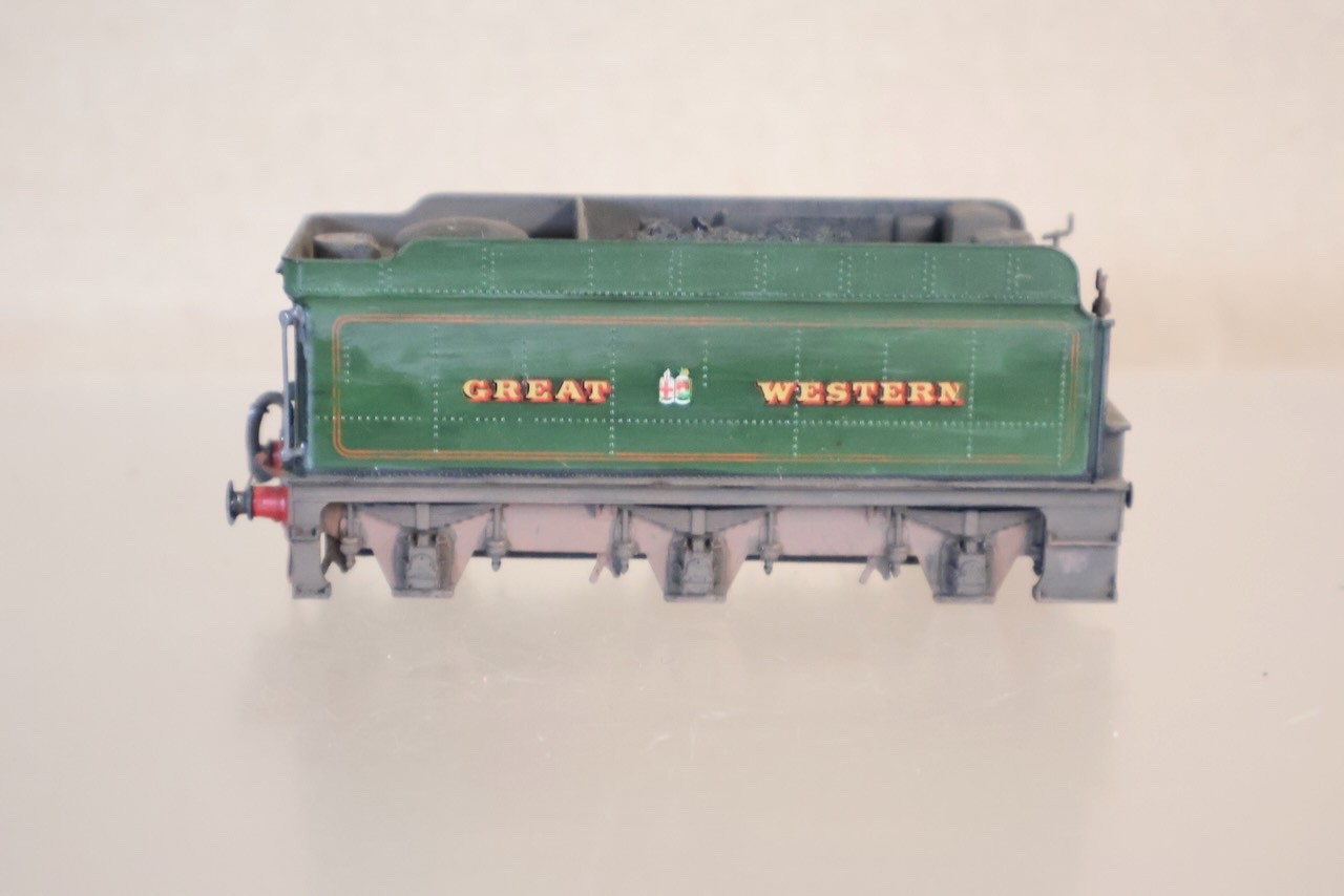 AIRFIX REPAIR KIT BUILT WEATHERED TENDER DRIVE for GWR 4-6-0 KING CLASS LOCO op