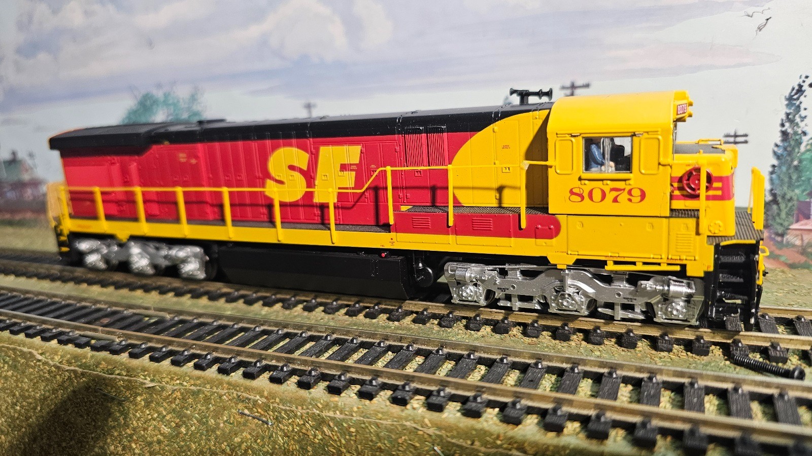 Broadway Limited – DCC w/ SOUND HO Santa Fe SF #8079 GE C30-7 Kodachrome