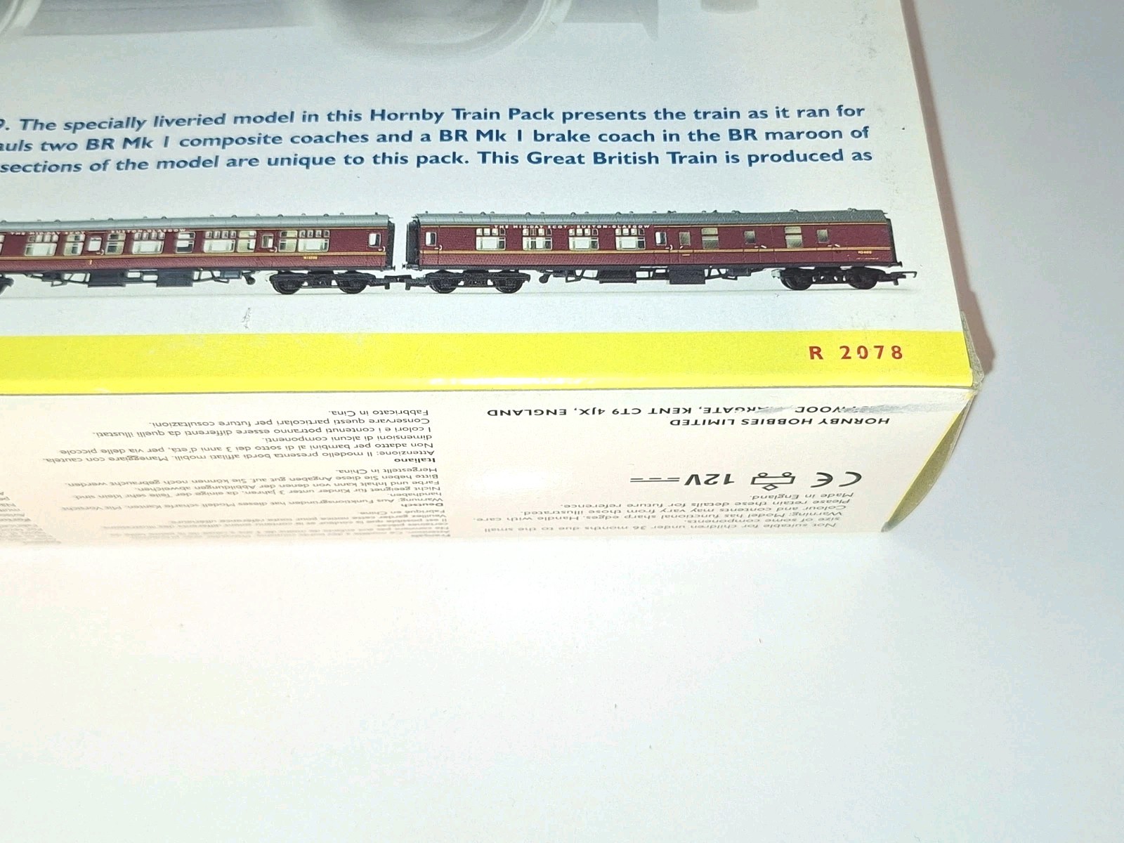 Hornby R2078 The Mid-Day Scot Train Pack Ltd Edit. Mint, Unused. OO Scale.Boxed