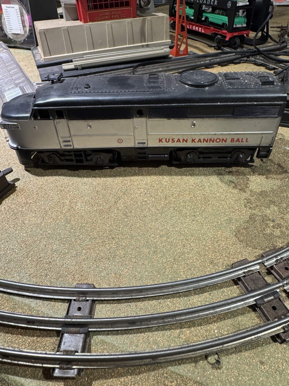 RARE Kusan KMT Kannon Ball Alco Diesel Locomotive Dummy Unit Needs Coupler