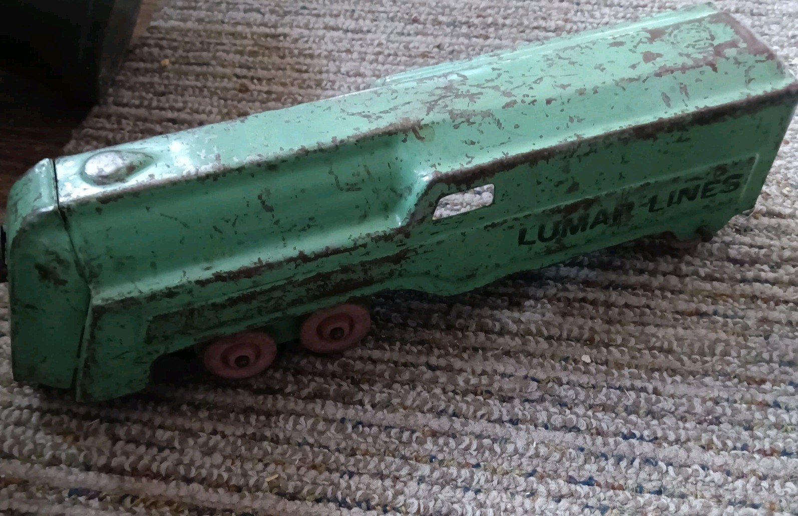 Marx Lumar Lines Steam Engine Floor Toy from 1940s – EASTER COLORS RARE
