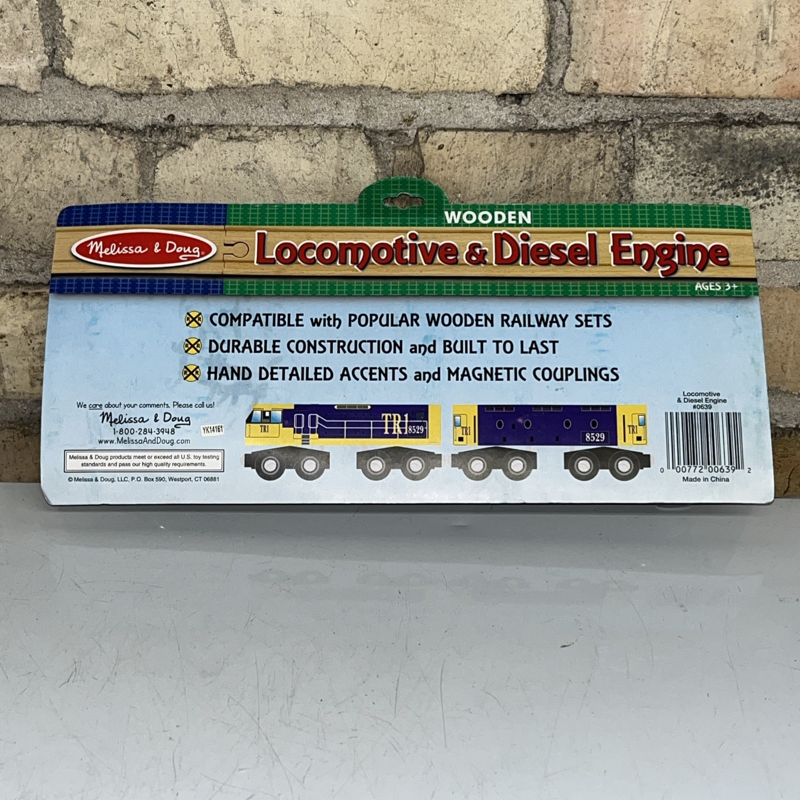 Melissa & Doug Locomotive & Diesel Engine Wooden Train Retired – VHTF – See Desc