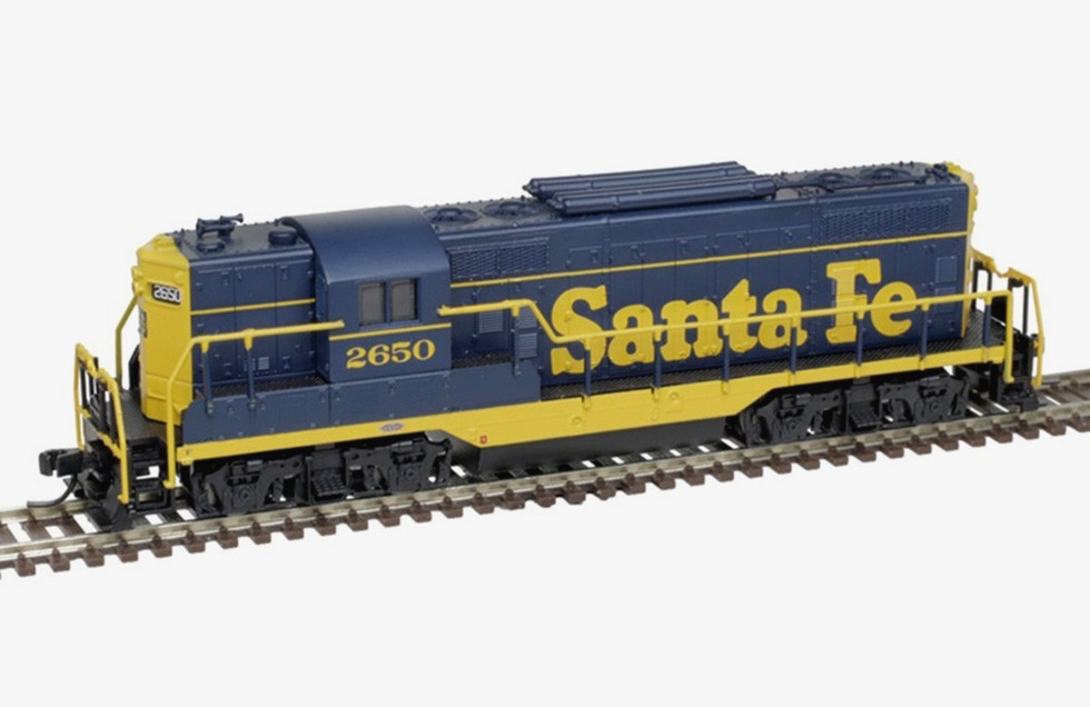 N Scale Santa Fe GP-7TT Diesel Locomotive #2650 DCC/Sound Ready Atlas 40005344