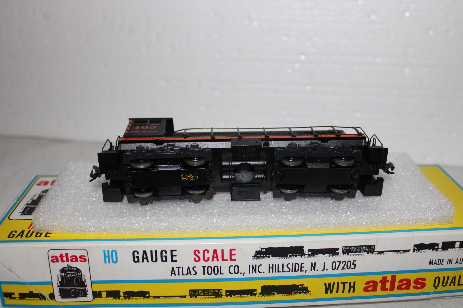 VINTAGE ATLAS {AUSTRIA} HO RIO GRANDE ALCO S-2 DIESEL SWITCHER READ DETAILS