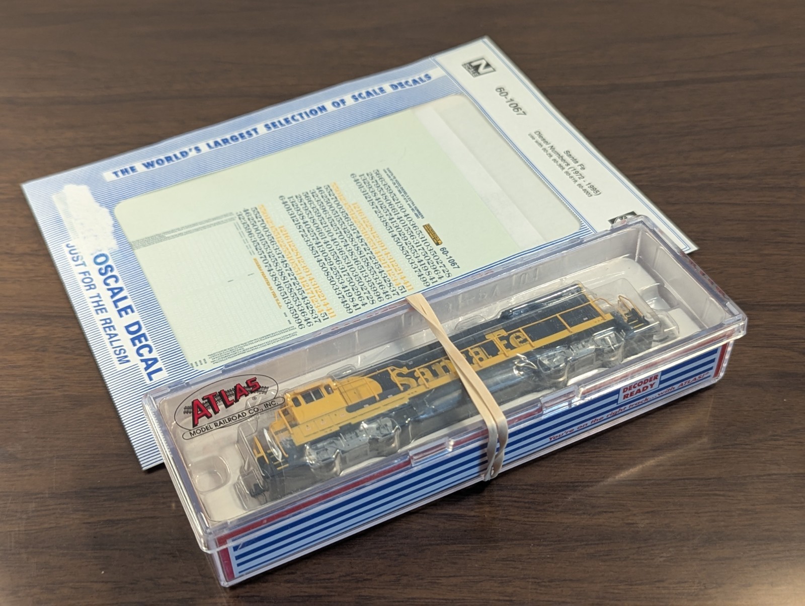 Atlas N Scale GE B23-7 Santa Fe Unnumbered DCC Ready