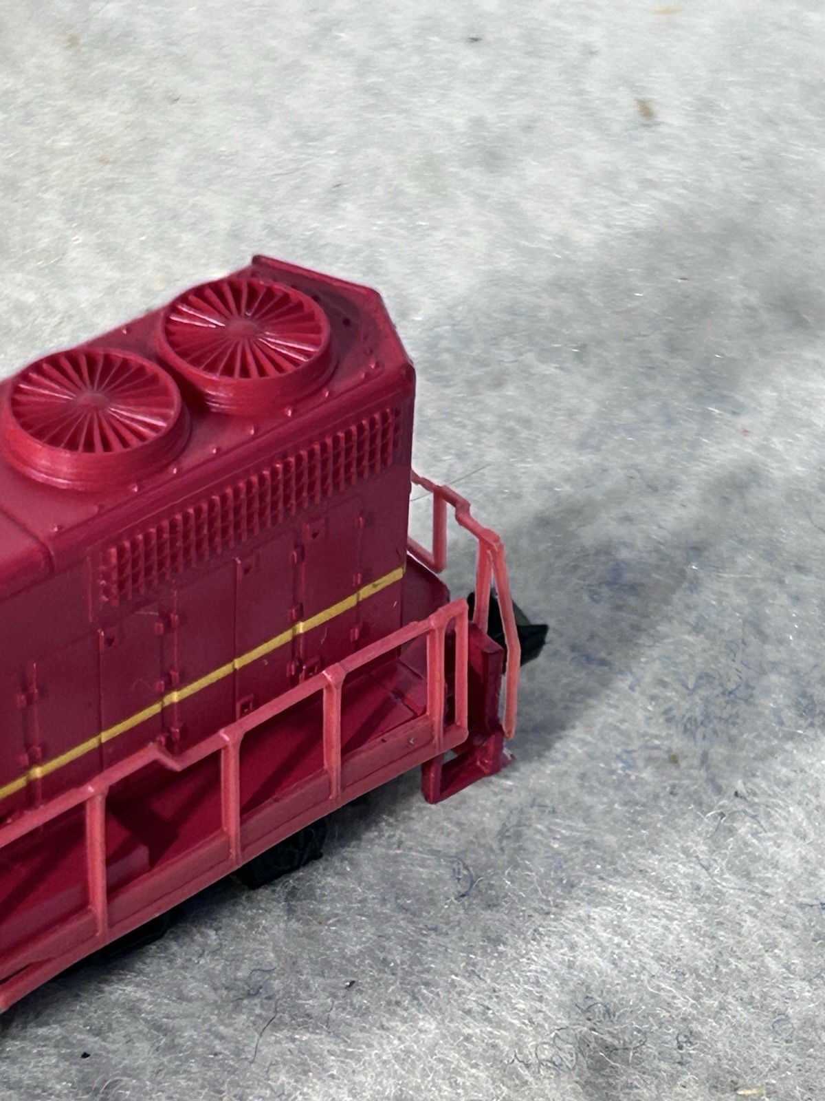 Beautiful Bev Bel/Life Like Lehigh Valley RR GP-38 Diesel Locomotive N Gauge