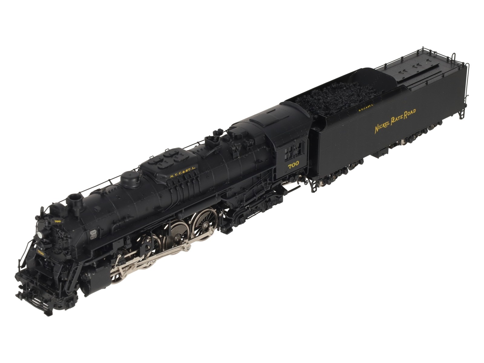 Precision Scale 16626-1 HO BRASS Nickel Plate Road 2-8-4 Steam Loco & Tender#700