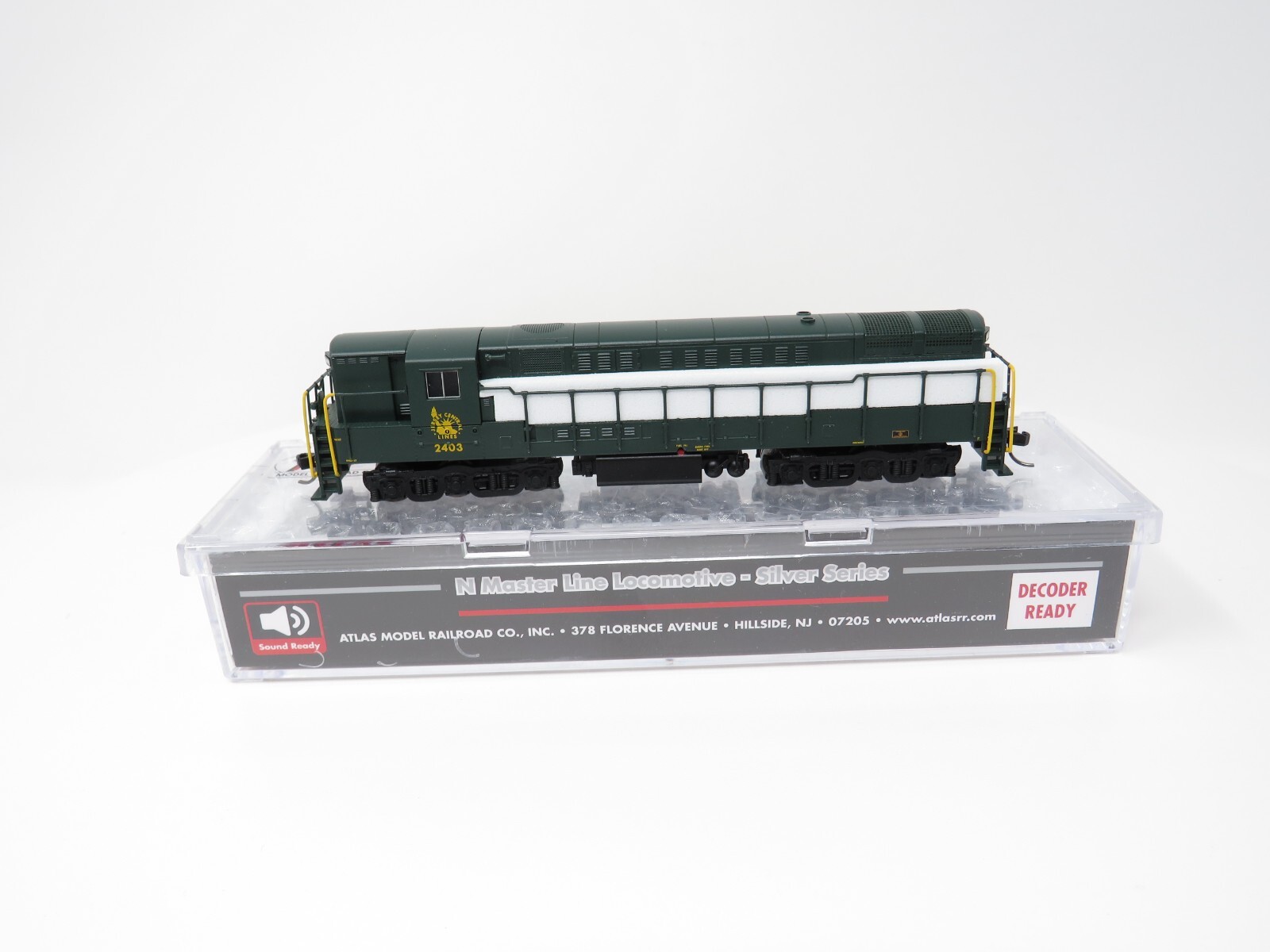 Atlas N 40005386 Jersey Central FM Trainmaster H24-66 Diesel Locomotive Freight