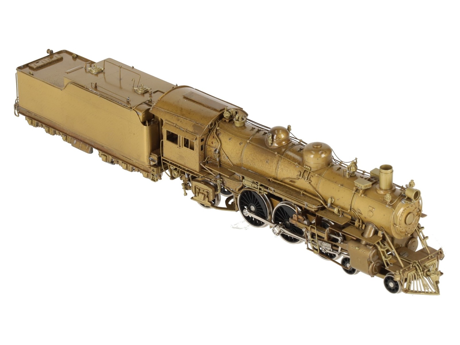 Hallmark Models 1369/1376 HO ATSF 4-6-2 Steam Locomotive & Tender -Unpainted EX