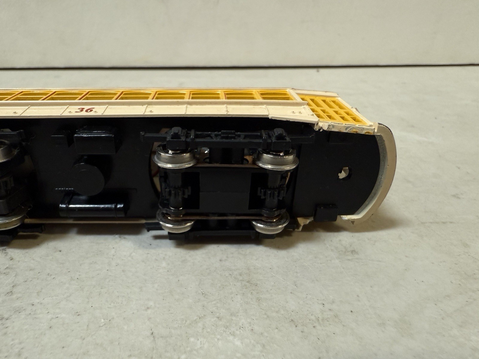 Bachmann HO Scale Brill Trolley #36-Yellow Item# 61048