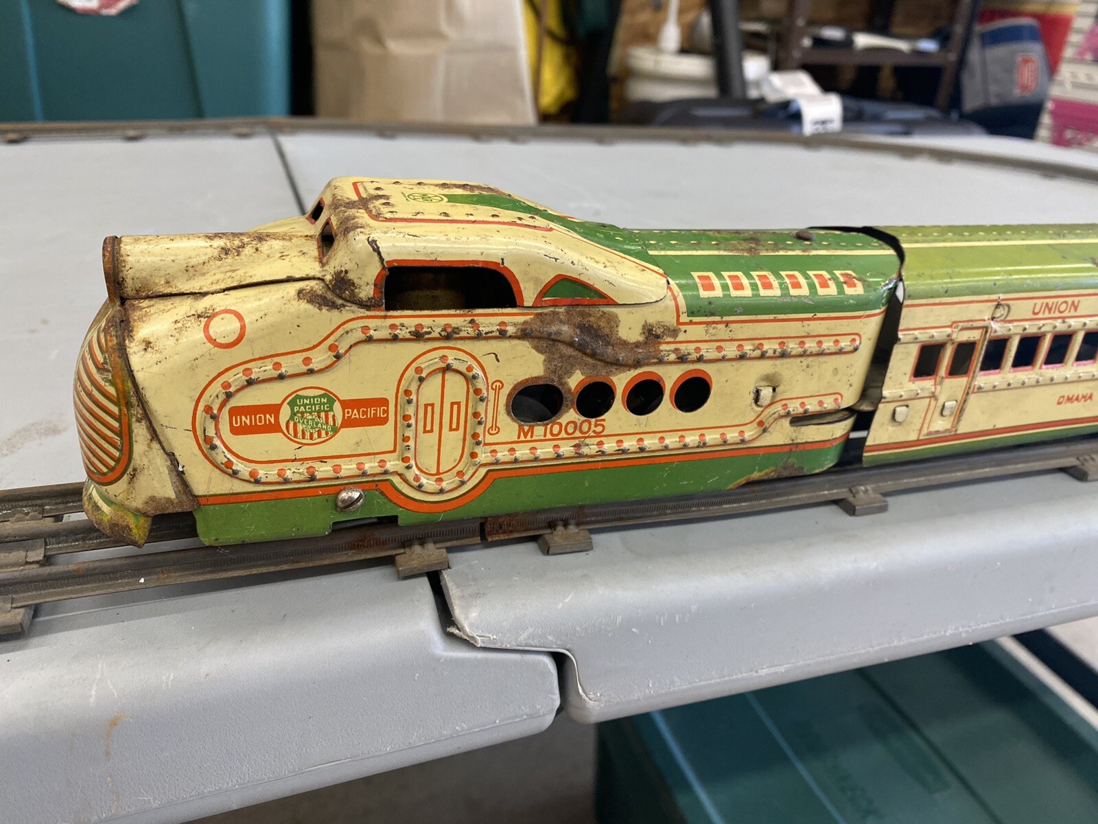 MARX M10005 O Gauge Post War Passenger Set Transformer, & Track