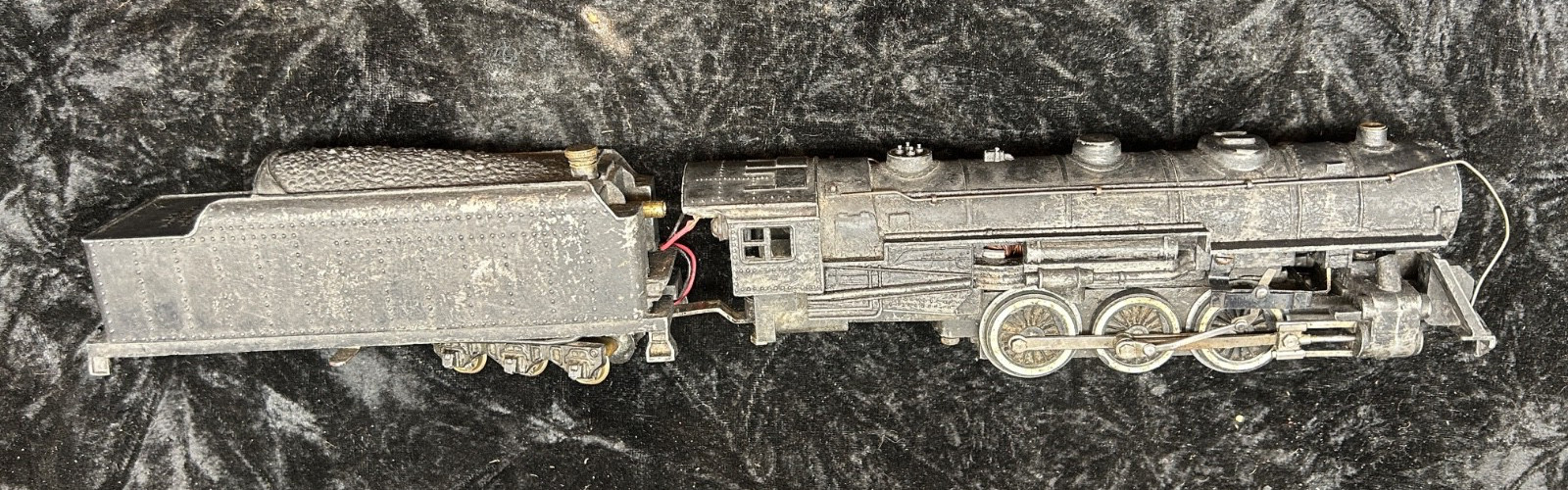 A.C. Gilbert American Flyer Train HO Scale Locomotive & Tender Rare P9489 c3-1