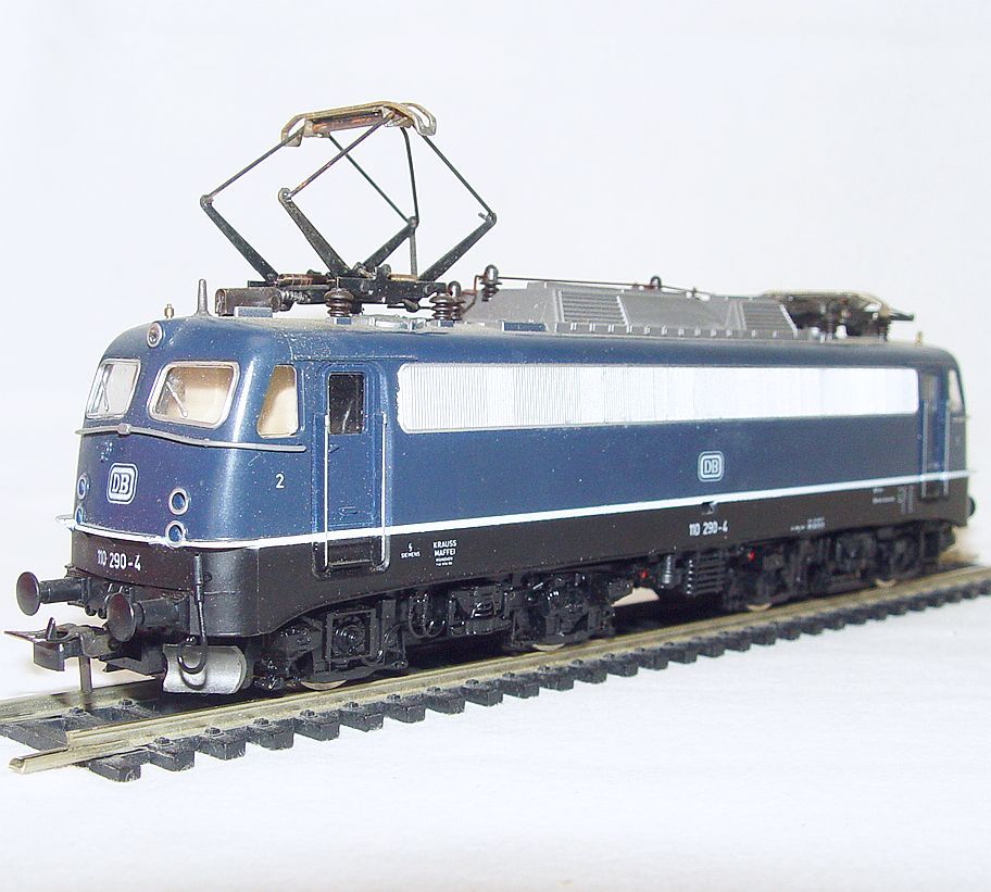 Roco DC HO 1:87 Deutsche Bundesbahn BR 110 Blue ELECTRIC LOCOMOTIVE MIB`78 RARE!