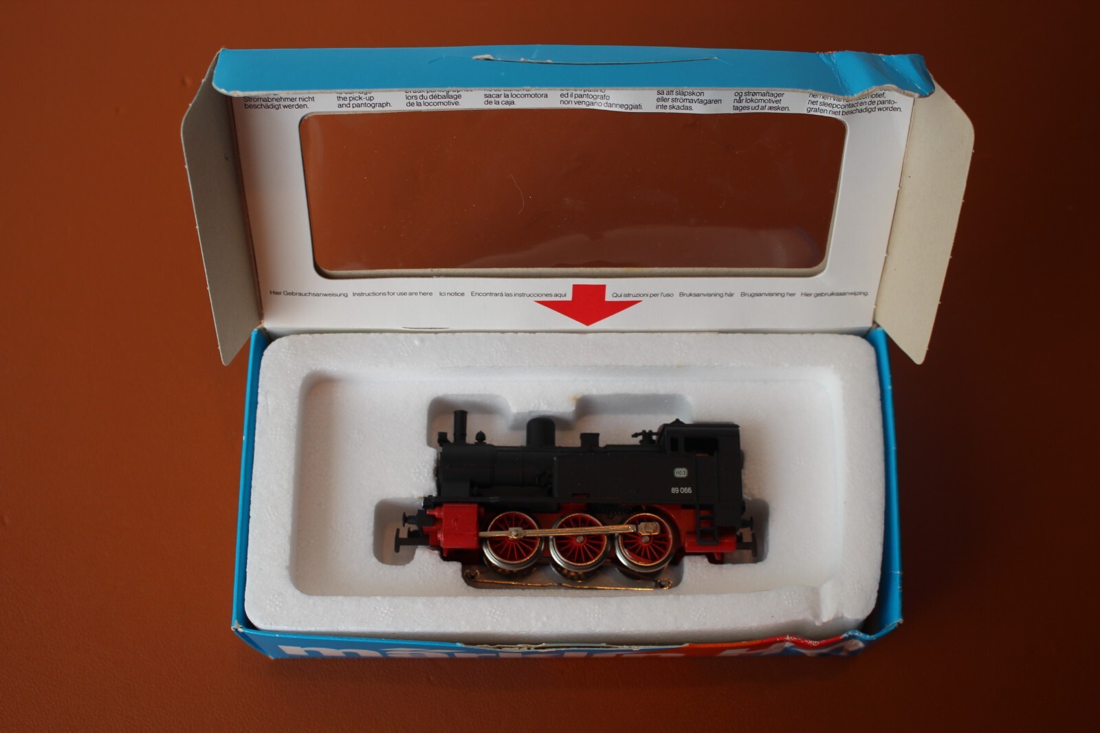 Märklin Locomotive HO Scale 3104 Steam Engine DB 89066 West Germany