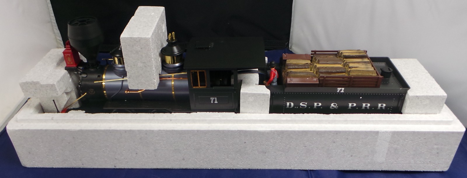 Lehmann LGB 2028D DSP & PRR #71 Steam Locomotive Engine & Tender G Scale NEW