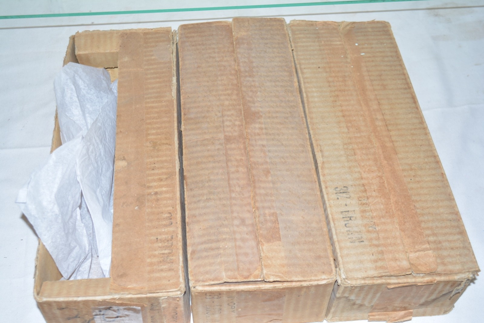 Lionel Prewar Standard Gauge, 309, 310, 312 Baby State Set Cars, Boxes, BCH