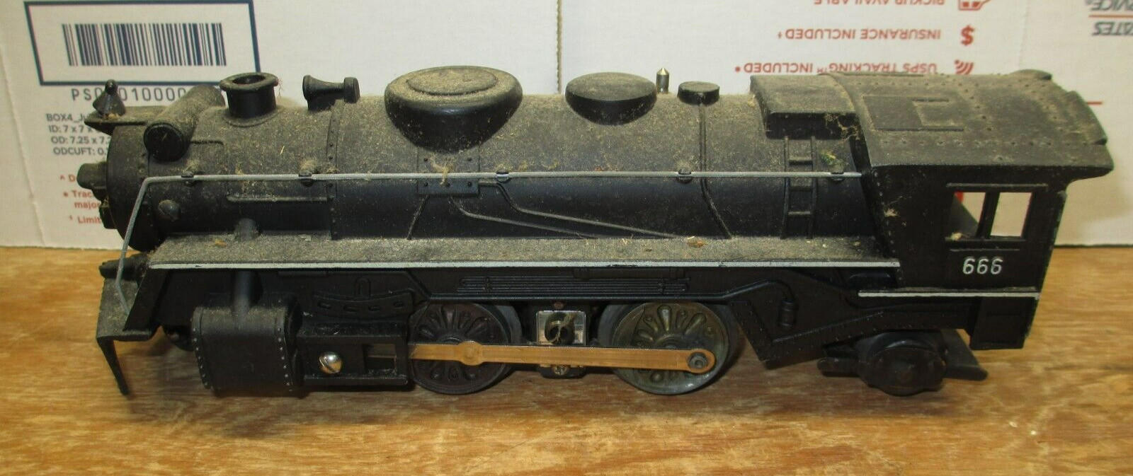 VINTAGE MARX LOCOMOTIVE #666 LISTING # 10