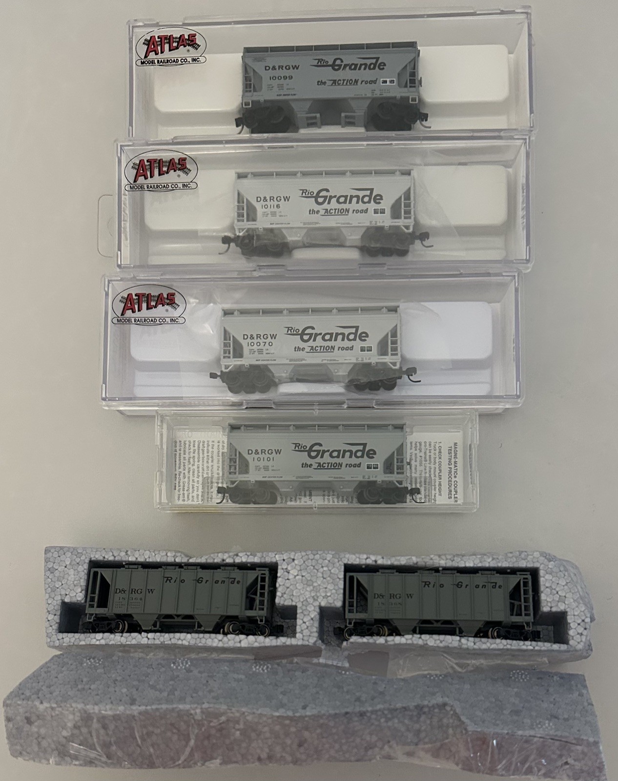 Huge N Scale Lot | D&RGW | 52 Freight Cars + 4 Locomotives | Rio Grande
