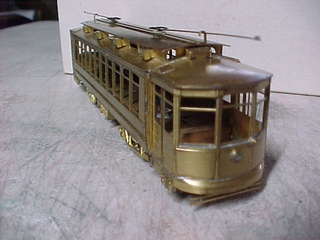 Brass HO Scale Street Car / Trolly – Fairfield Tracktion Models