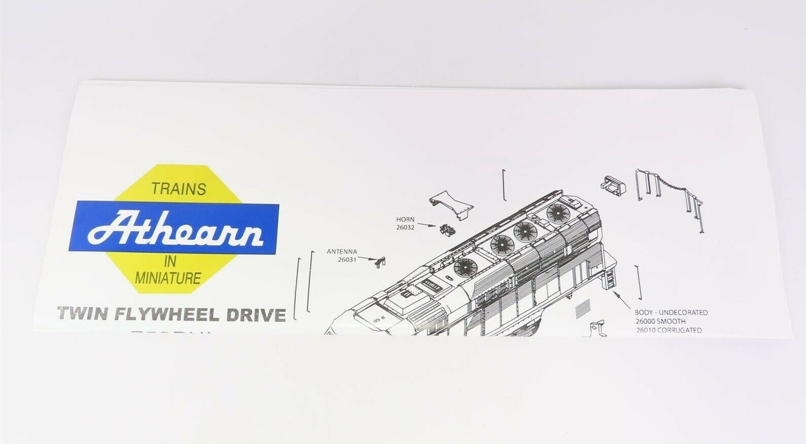 Athearn HO Scale 2618 AMT (Metropolitan Transportation Agency Montreal) F-59PHI.