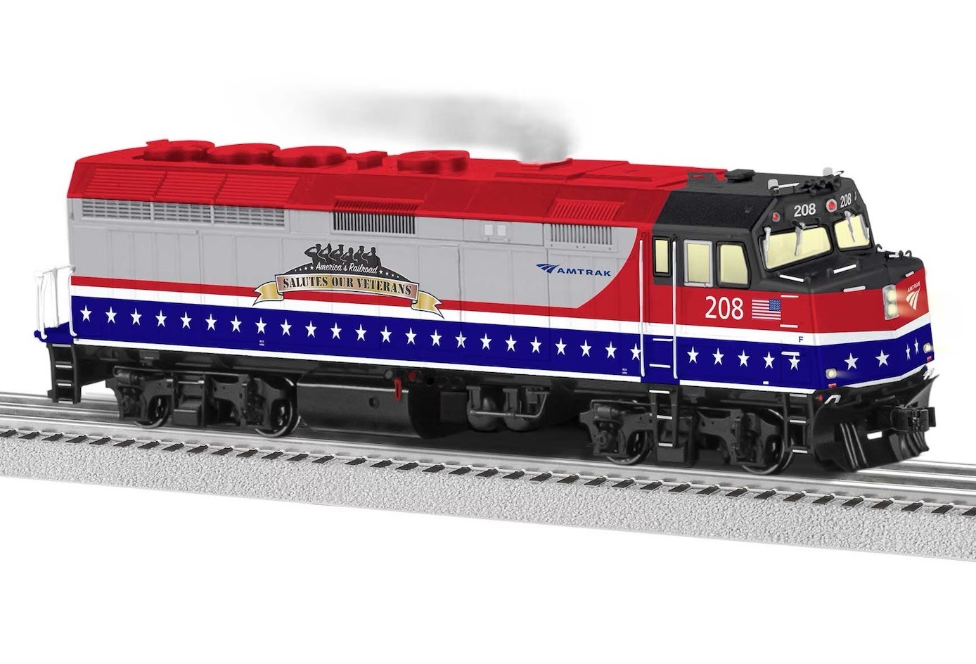 Lionel LEGACY 2233740 Amtrak (VETERANS) F40PH Diesel LOCOMOTIVE #208 O-Scale
