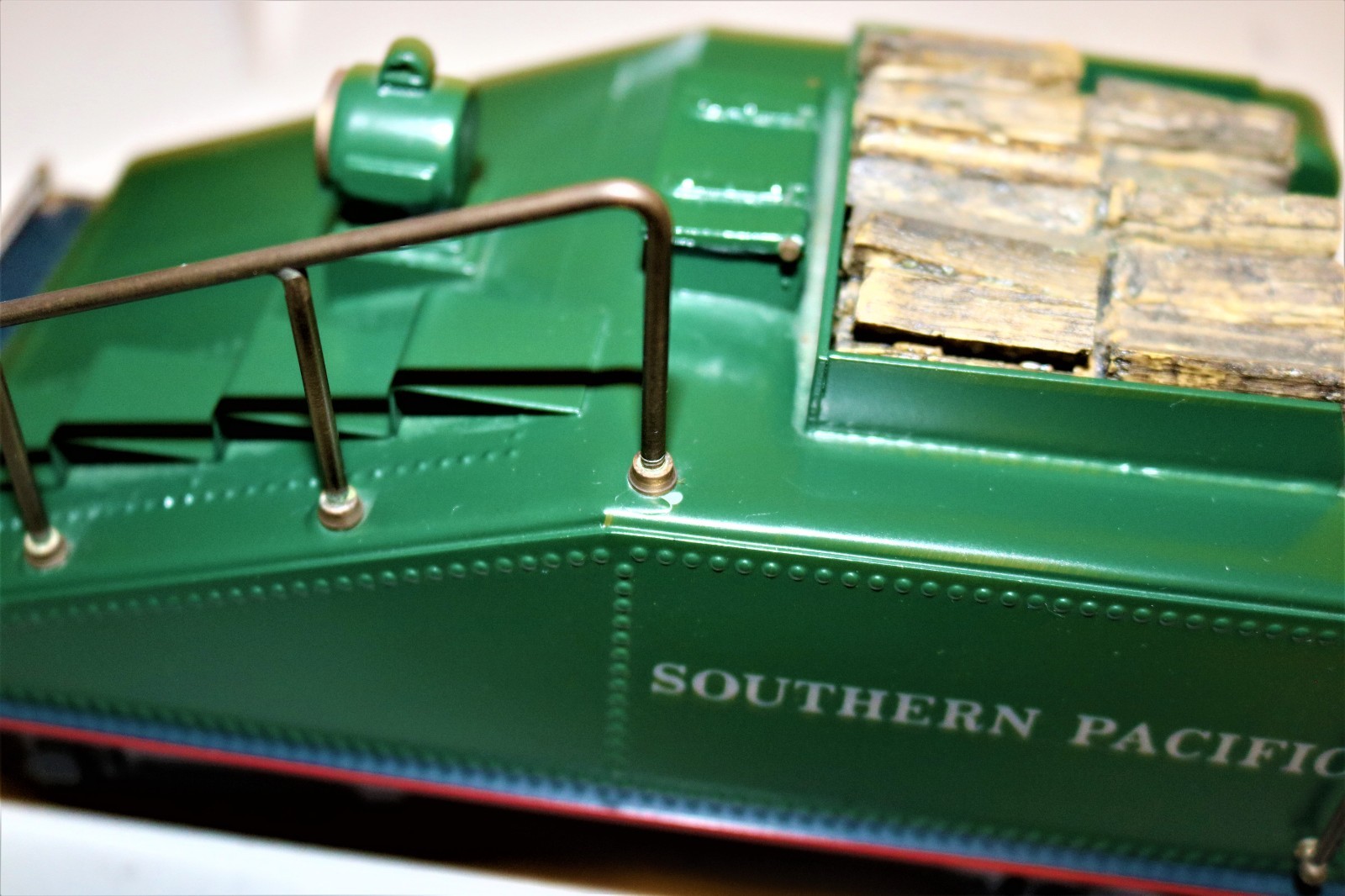 @@@ MINTISH RARE G scale Brass DELTON Southern Pacific GREEN SP 0-4-0 #7 Ser#114
