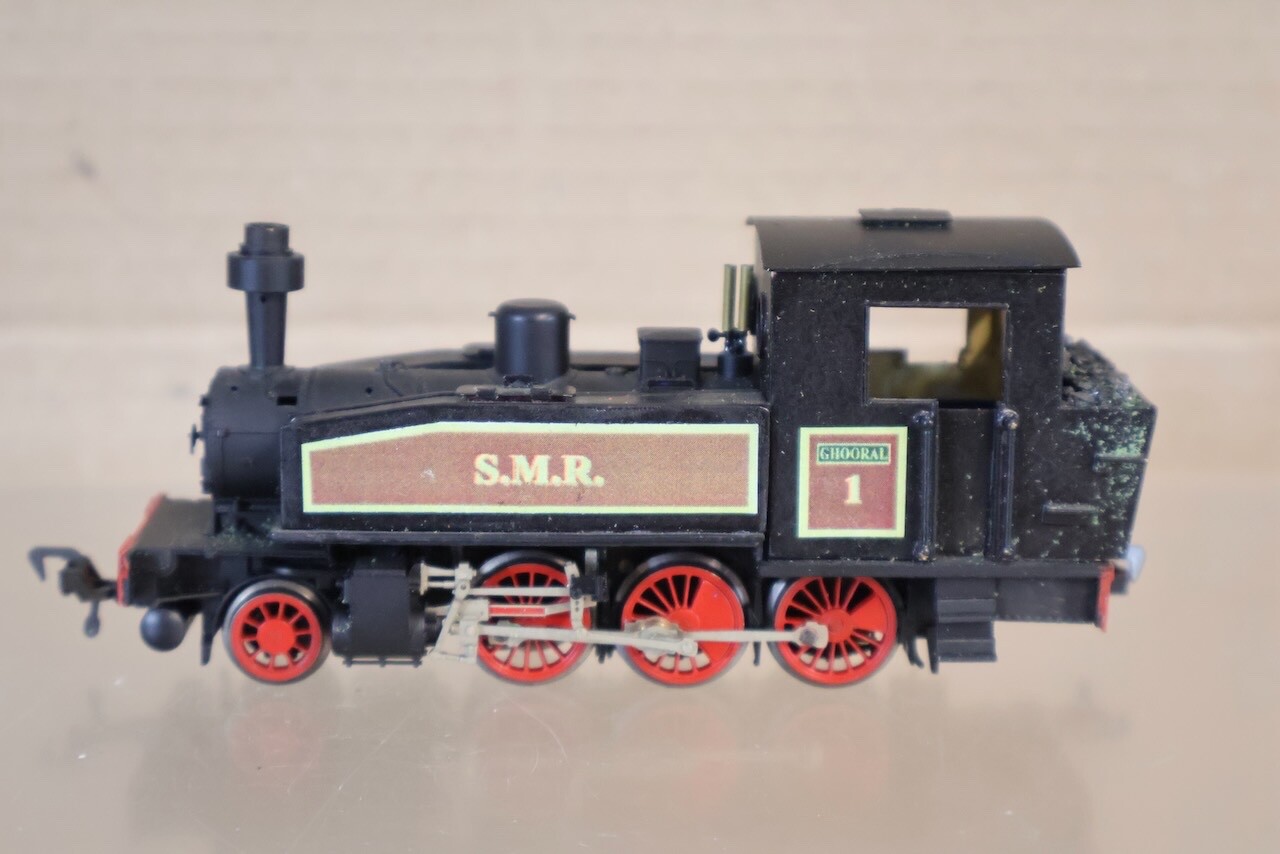 FLEISCHMANN 4033 K KIT BUILT O-16.5 NARROW GAUGE SMR 2-6-0 LOCOMOTIVE 1 om