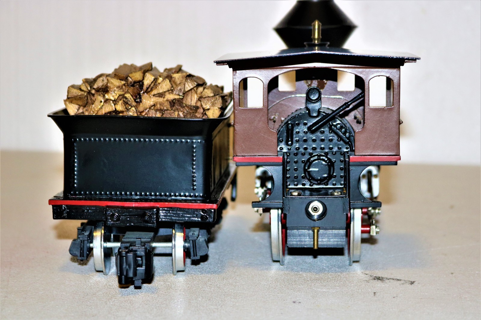 BEAUTIFUL RARE G scale Brass DELTON Southern Pacific Lines SP 4-4-0 #4 -Ser#44