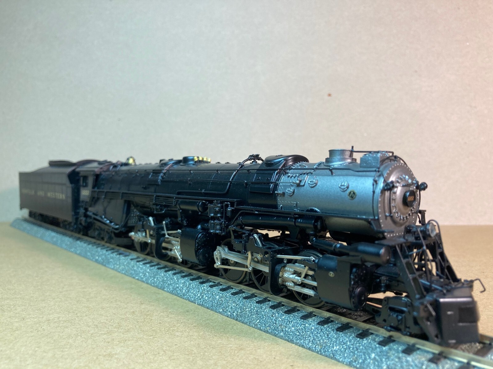 Norfolk & Western 2-6-6-4 Class A Rd #1222, PSC #17094-1 Factory Ptd Brass New