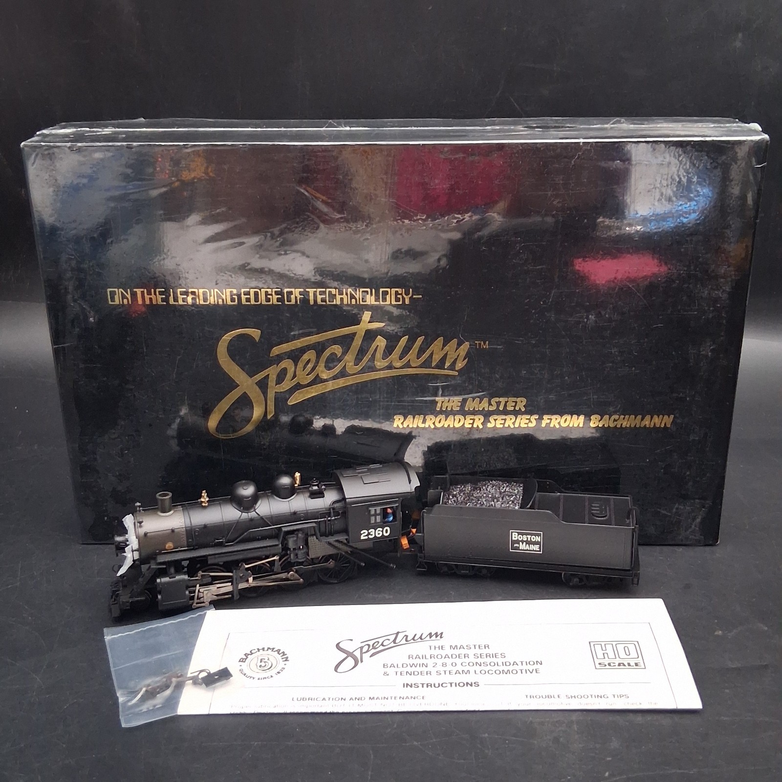 Bachmann Spectrum HO # 11416 Baldwin 2-8-0 Consolidation # 2360 Boston & Maine