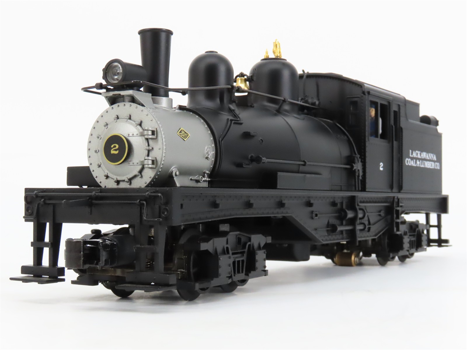 O 3-Rail K-Line K3438-0002CC Lackawanna Coal 2-Truck Shay Steam #2 – TMCC ONLY