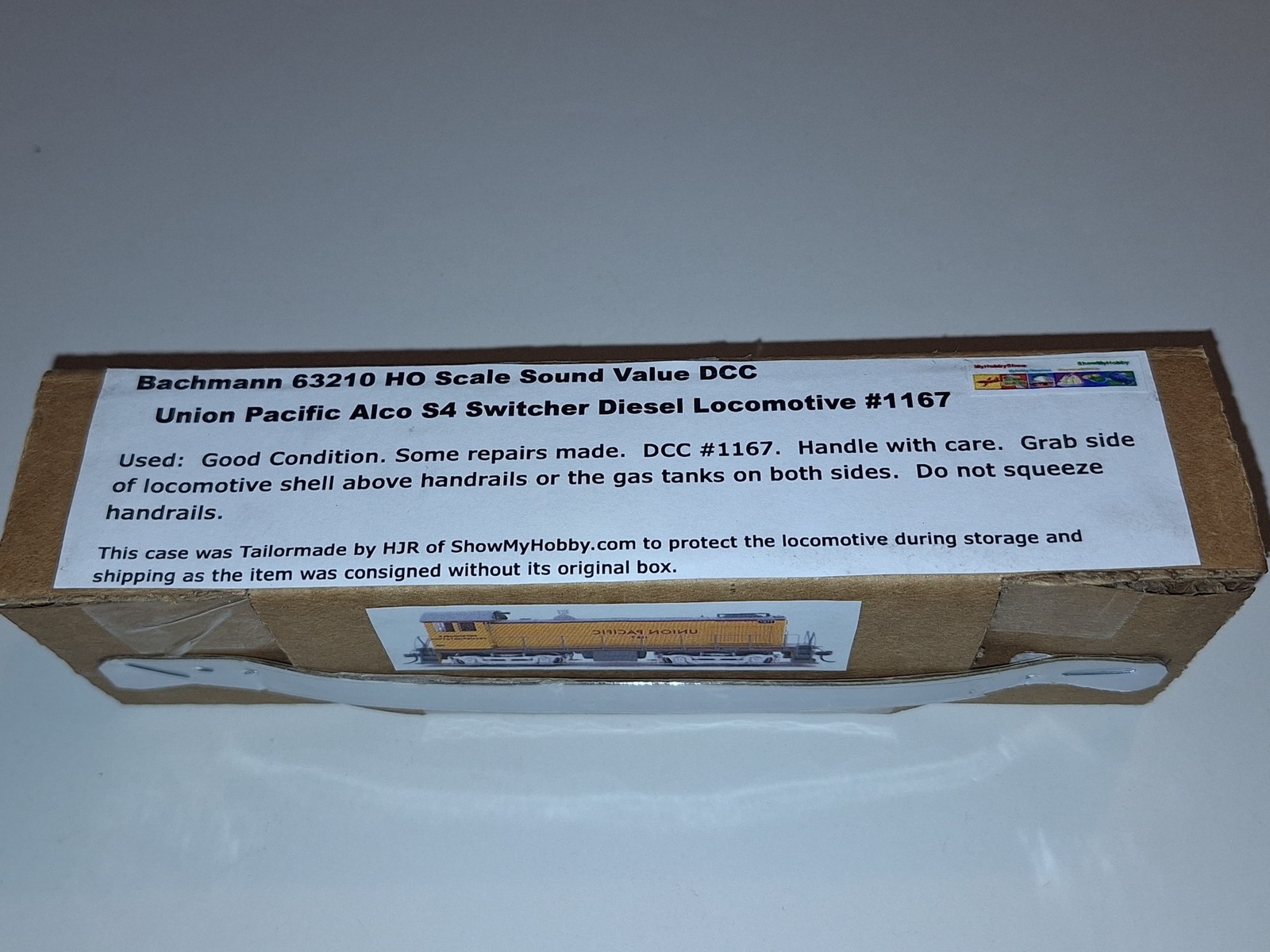 Used HO Bachmann 63210 DCC Sound Union Pacific Alco S4 Diesel Locomotive #1167