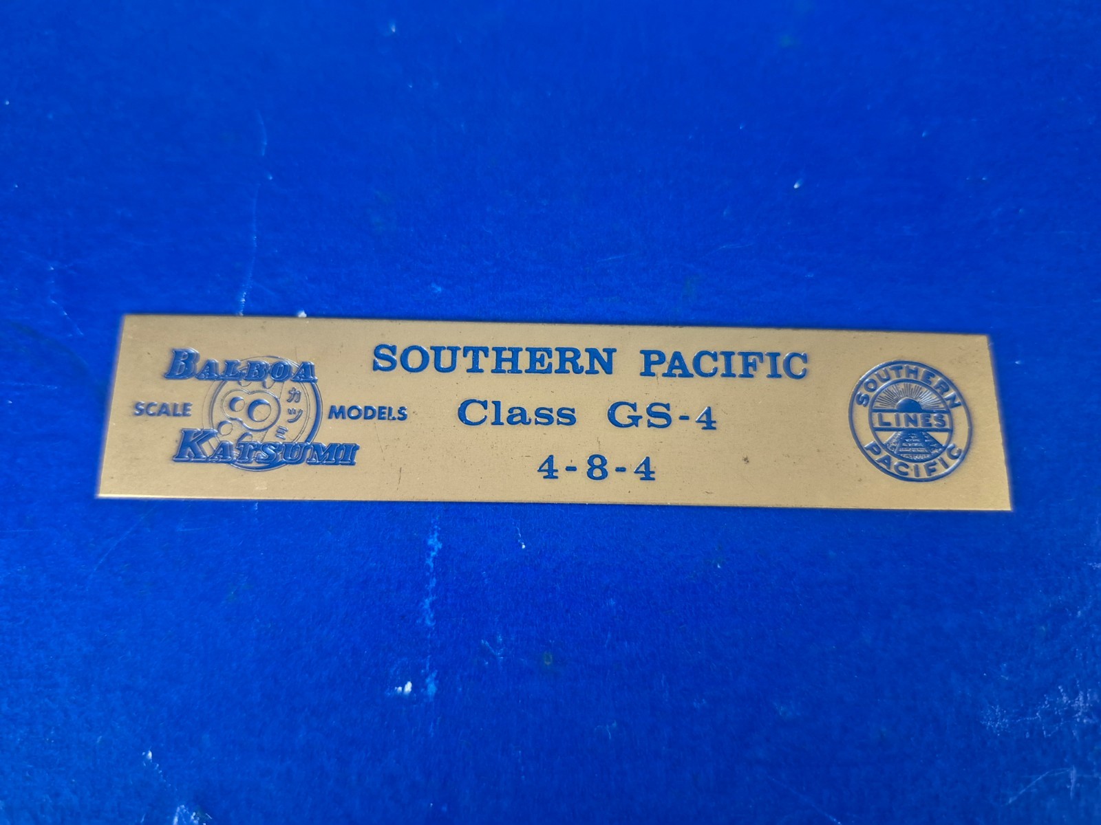 HO BRASS BALBOA SOUTHERN PACIFIC GS-4 4-8-4 #4430 **FACTORY PAINTED**