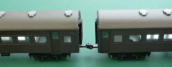 Greenmax 8051 N gauge Knuckle coupler (Long, Black / 20 pieces) From Japan
