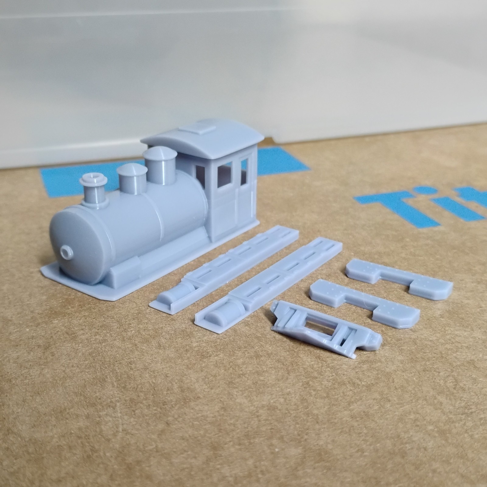 HOn30 FIRELESS STEAM LOCO kit #1. For Kato 11-109 chassis. RESIN 3D print.