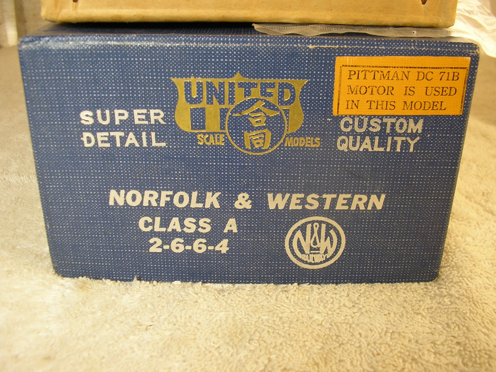 United HO Brass N&W 2-6-6-4 A Class #1212 Weathered, Pittman Motor, Runs
