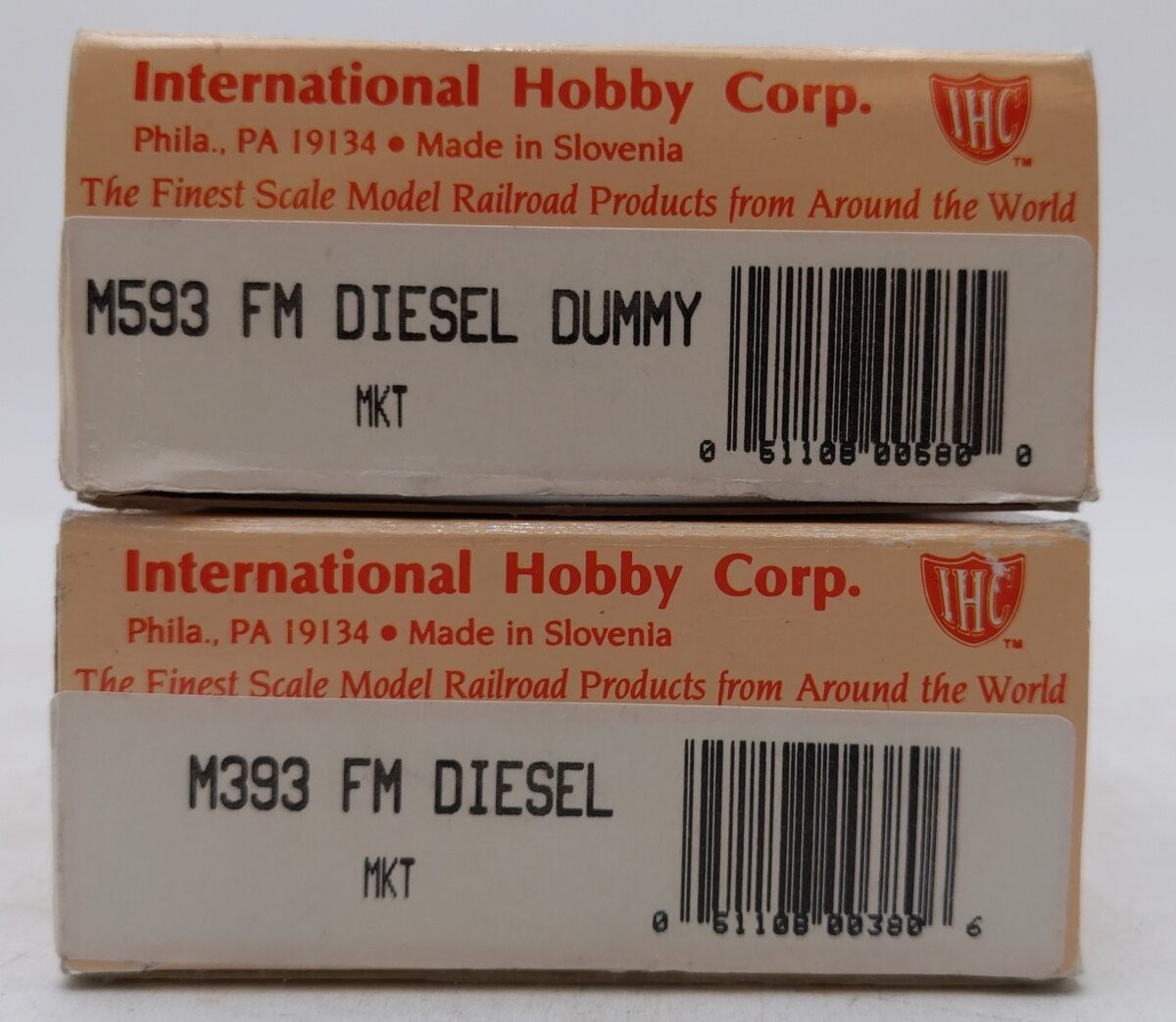 IHC M393/M593 HO Missouri Kansas & Texas FM Powered/Dummy Diesel Locomotive #321