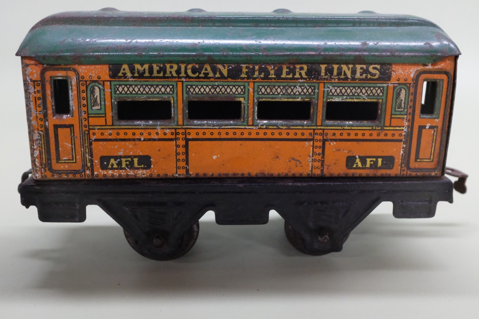 American Flyer Lines O Gauge Orange AFL Coach